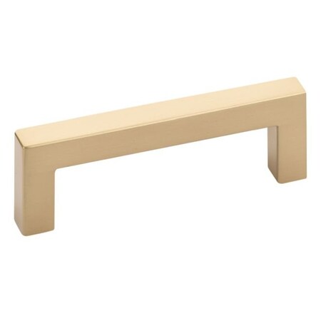 Emtek Warwick Cabinet Pull with 3-1/2 in Center to Center Satin Brass Finish 86704US4
